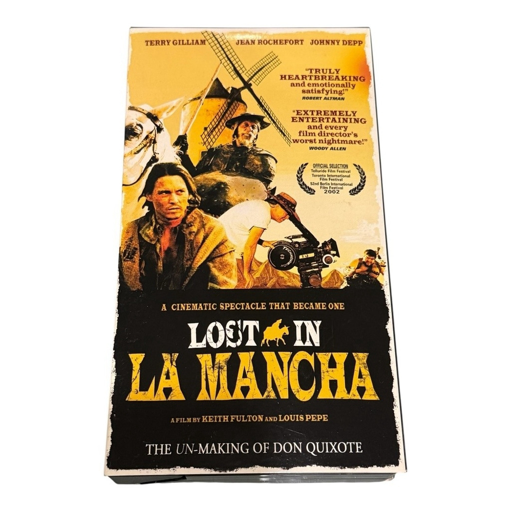 Vintage Lost In La Mancha VHS Documentary Terry Gilliam Don Quixote Movie 2002